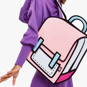 NWT Authentic Jump From Paper Cartoon Backpack